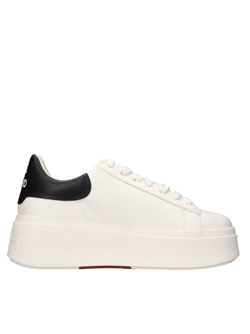 Sneakers modello Moby in pelle ASH | MOBY BE KIND METAL FREE NAPPA CALFBIANCO-NERO